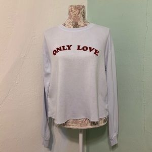 Spiritual gangster cropped sweatshirt